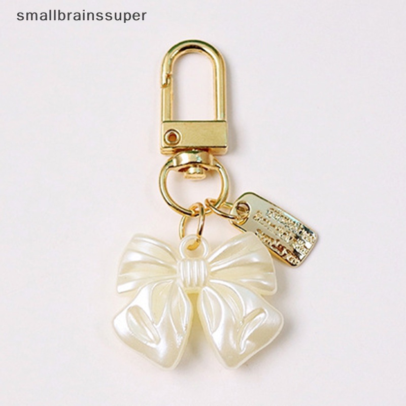 Móc Khóa Nhỏ Hình Nơ Đính Ngọc Trai Thanh Lịch Cho Nữ SBS