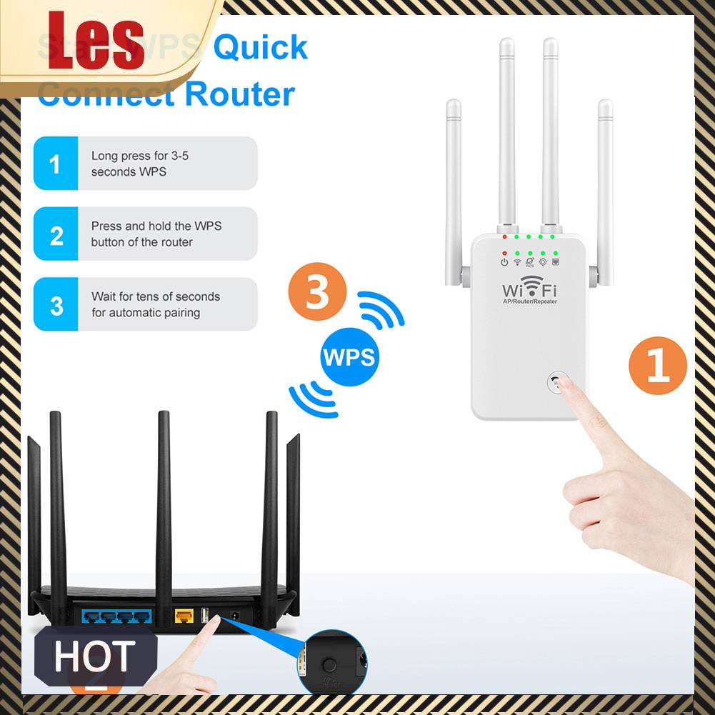 Thiết Bị Tăng Cường WiFi 2.4 GHz 300Mbps 4 Ăng Ten Tiện Dụng Cho Gia Đình