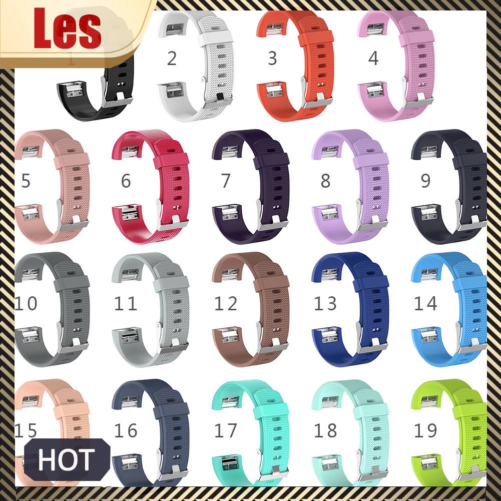 Dây Đeo Thể Thao Bằng Silicone Mềm Cho Fitbit Charge 2
