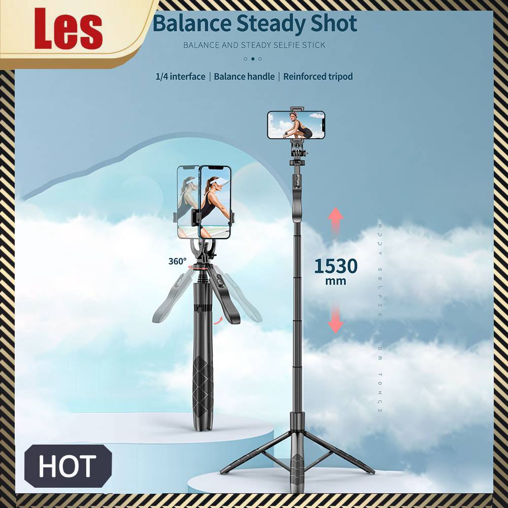 Gậy Tự Sướng Có Thể Kéo Dài Kèm Chân Đế Cho Điện Thoại IOS Android