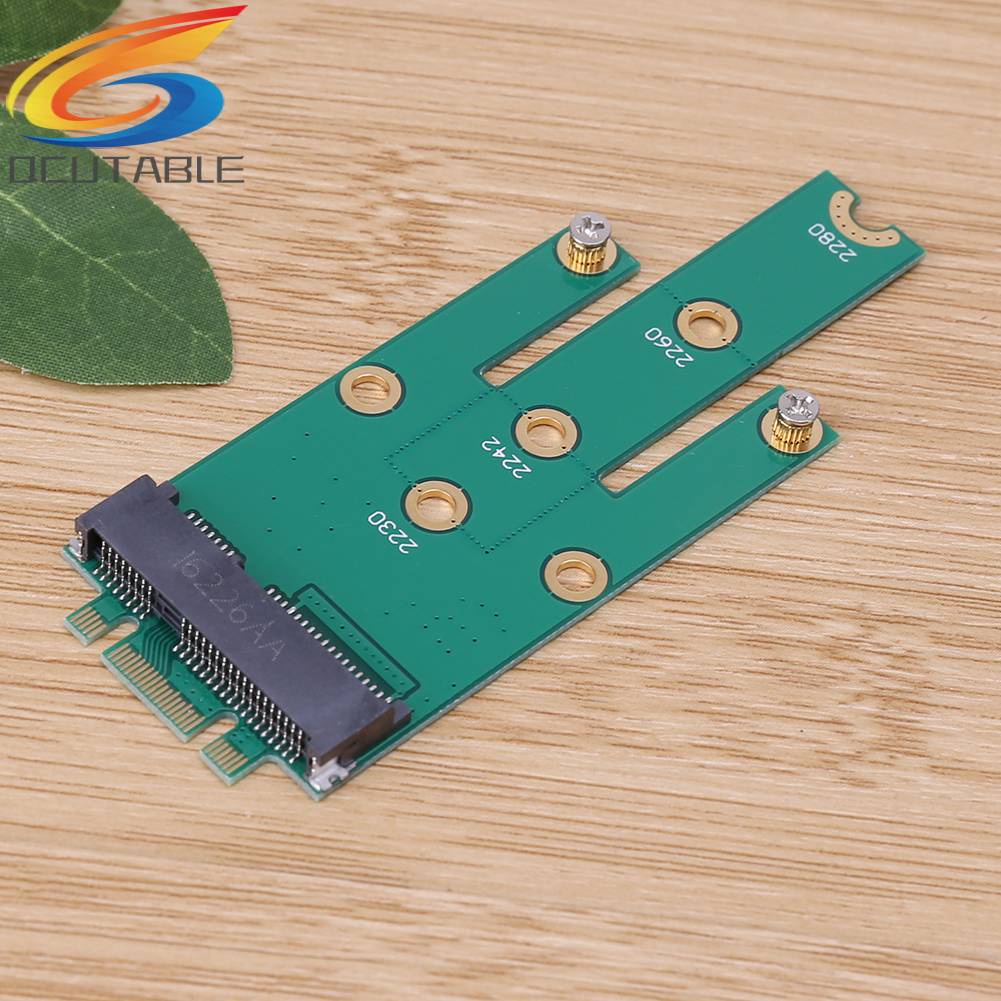 Thẻ Chuyển Đổi NGFF M.2 B + M Key Sang mSATA Mini PCI-E SATA 3.0 SSD
