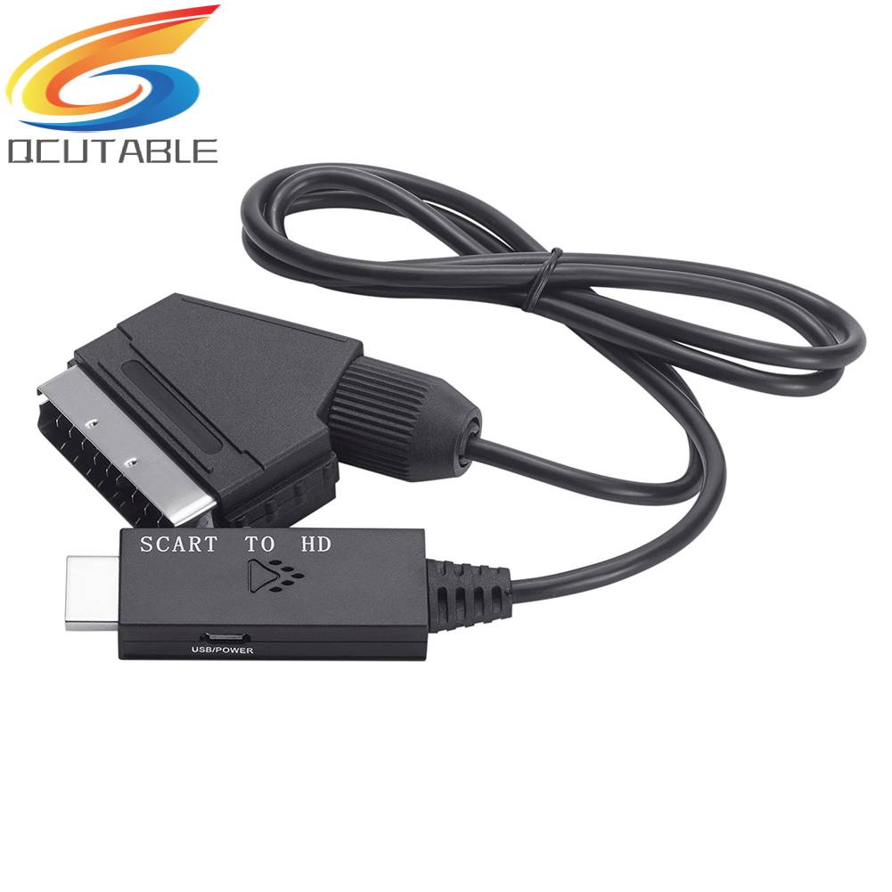 Bộ ChuyểN ĐổI Âm Thanh / Video 1m Scart Sang HDMI-compatible 1080P Cho Set-top Box