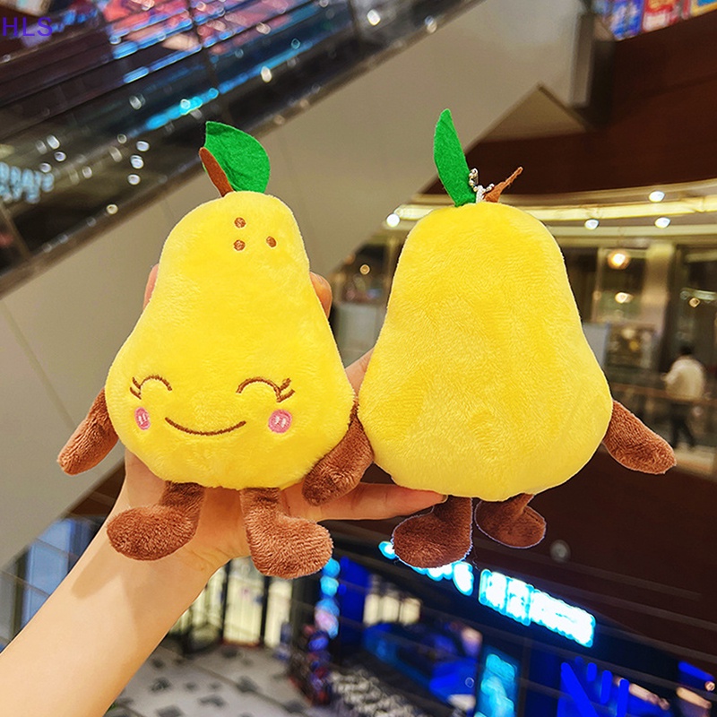 Móc Khóa Hình Trái Cây Nhồi Bông Mềm Mại Đáng Yêu