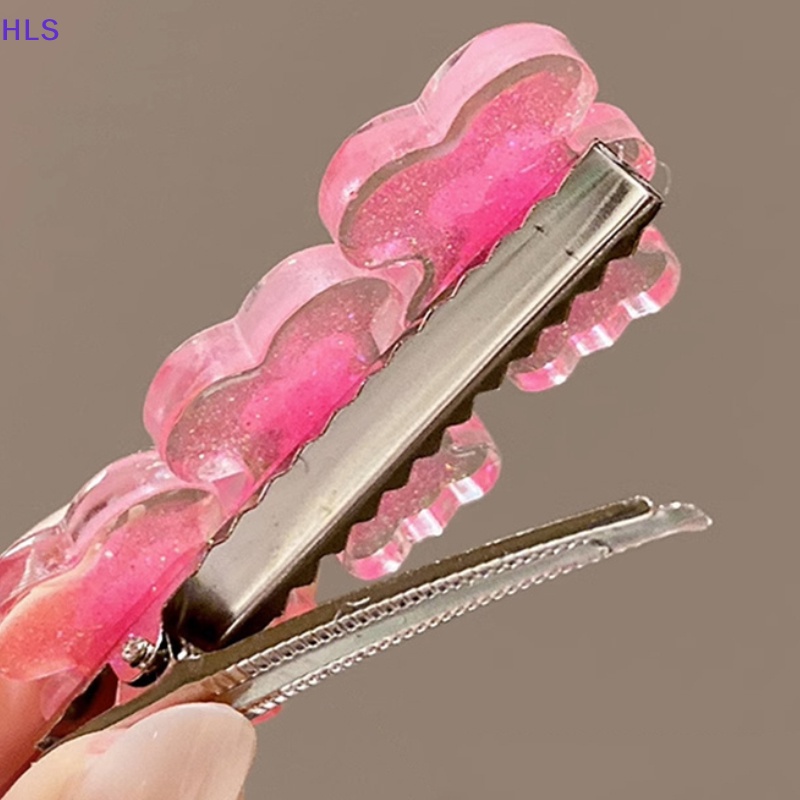 Kẹp Tóc Hình Gấu Nhỏ Lấp Lánh Thời Trang Mùa Hè Cho Nữ