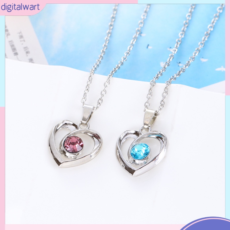 Vòng cổ Mặt Trái Tim Đính Đá Thời Trang Cho Nữ