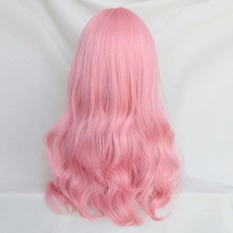 Bộ Tóc Giả Dài Xoăn Gợn Sóng Lớn Kèm Mũ Hóa Trang Lolita