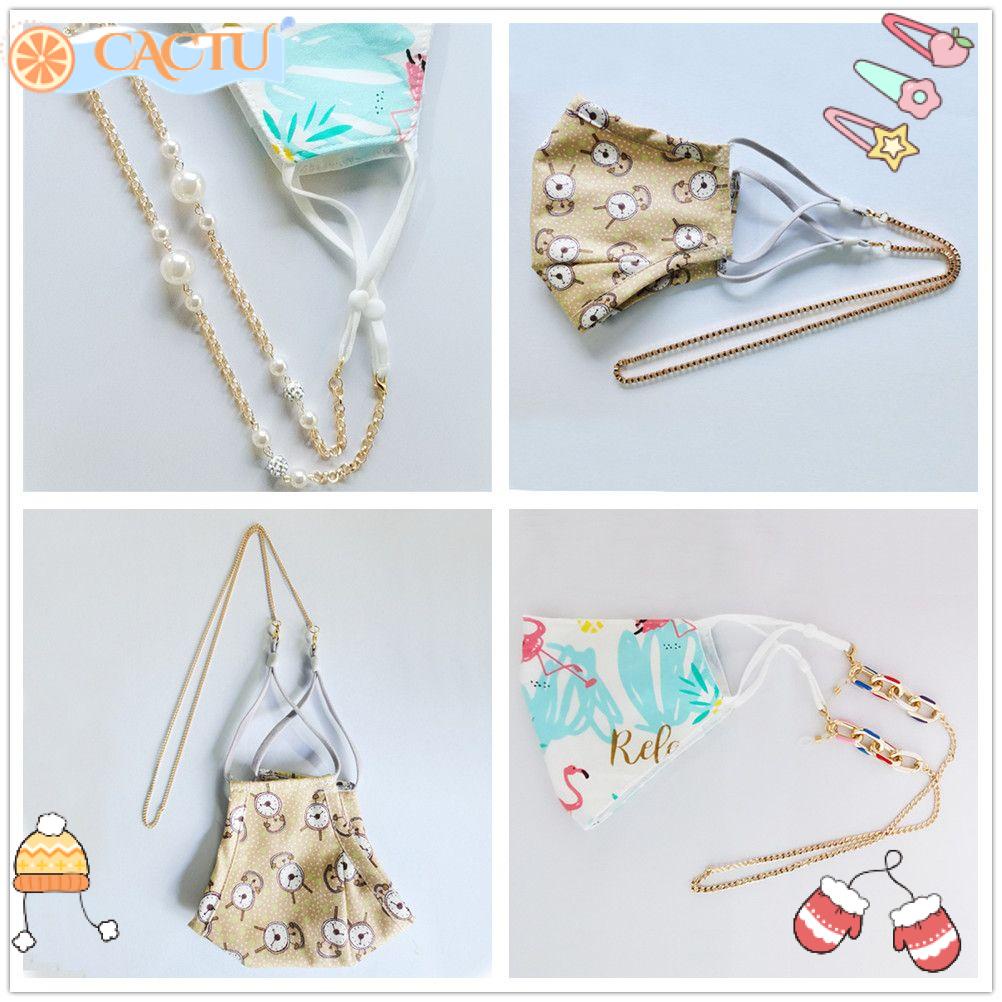 CACTU Dây Xích Đeo Mắt Kính Bằng Hợp Kim Thời Trang