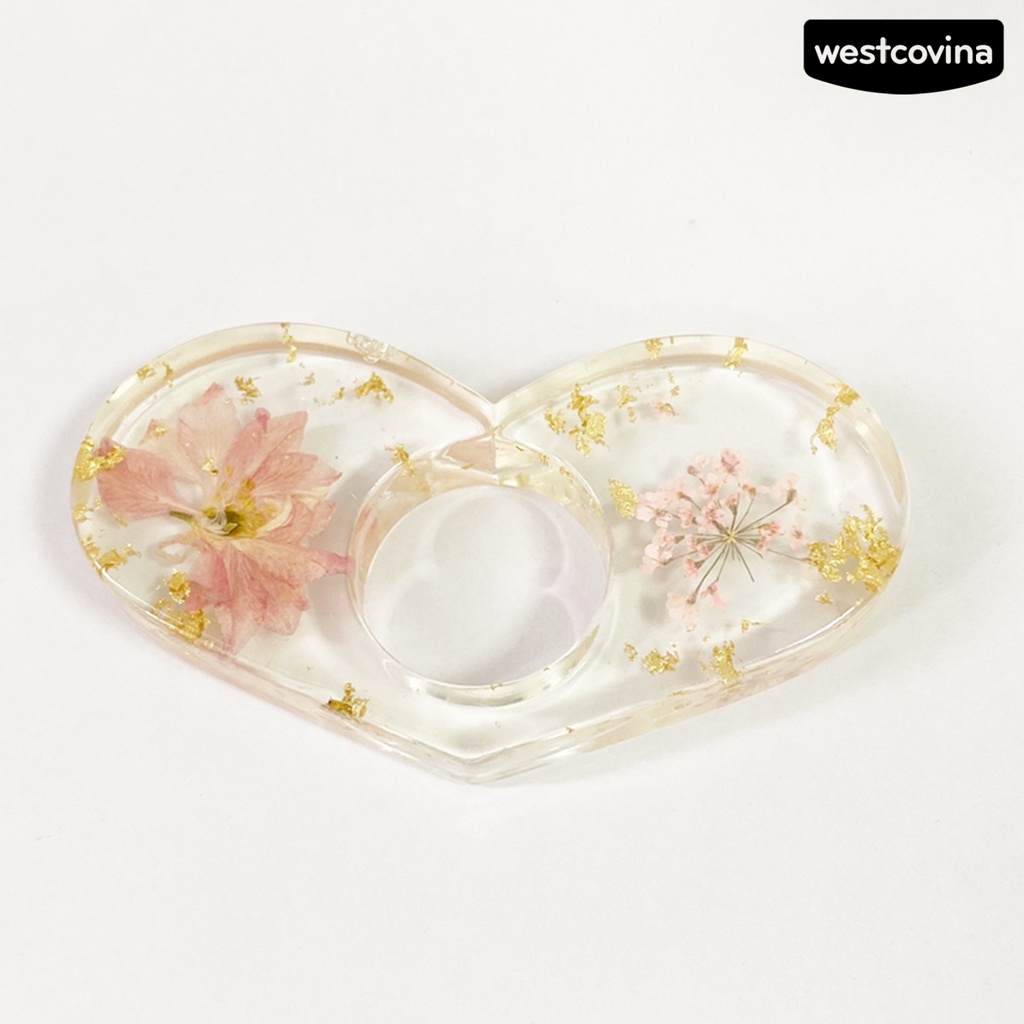 [WSTN] [WSTN]✎Giá Đỡ Sách Trong Suốt Họa Tiết Hoa Khô Tự Nhiên Viền Mịn Có Thể Tái Sử Dụng