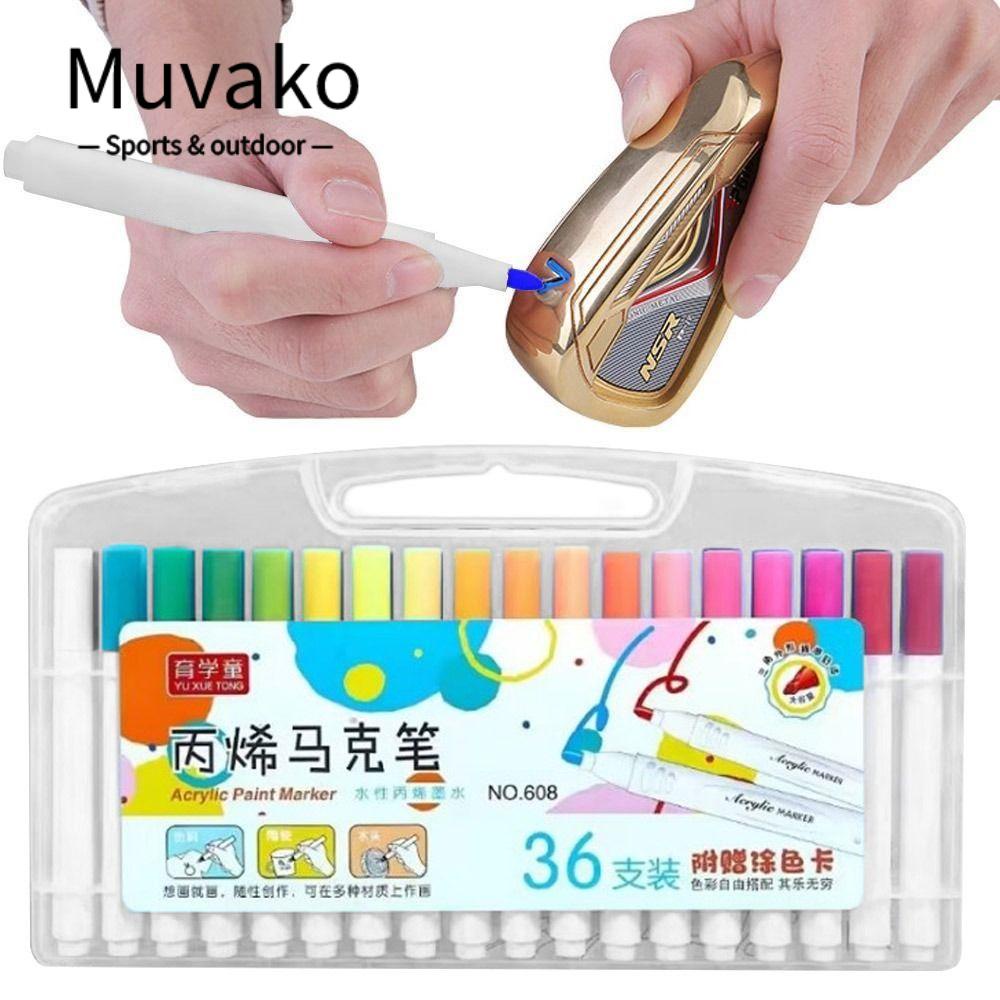 MUVAKO Bộ 24 Vỏ Bọc Bút Đánh Golf Bằng Acrylic Chống Thấm Nước