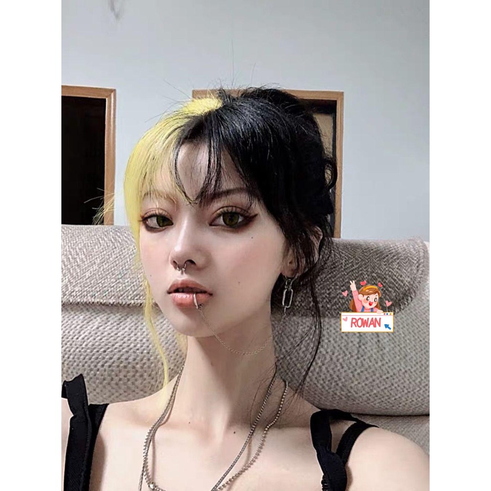 ROWANS Khuyên Mũi Kiểu Chuỗi Xích Phong Cách Punk