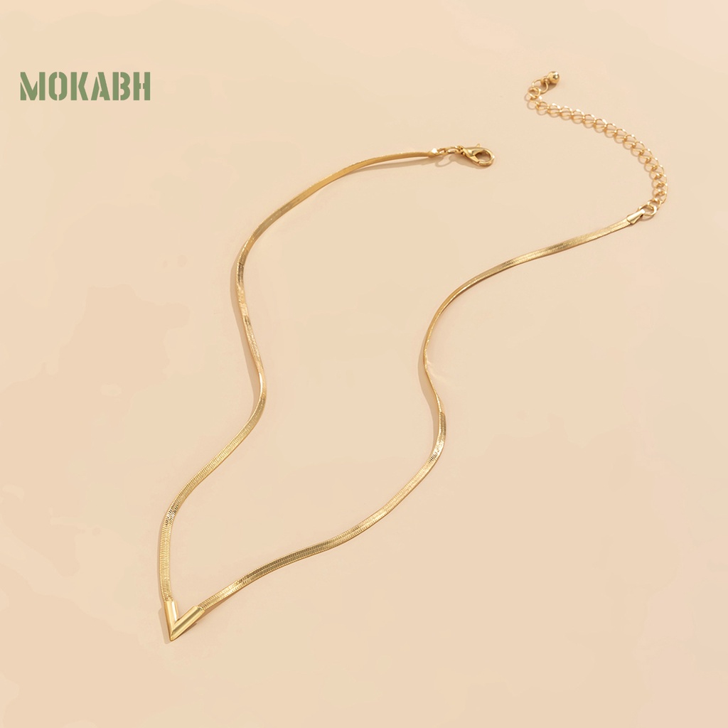 [Mok Abh] Vòng Cổ Nam Nối Dài Điều Chỉnh Được Hình Chữ V