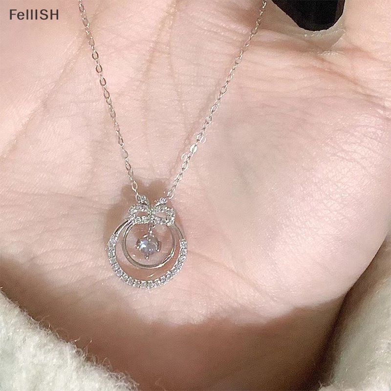 Vòng cổ Mặt Tròn Đính Pha Lê Lấp Lánh Thời Trang Cho Nữ 439br