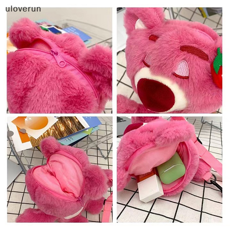 Túi Đeo Vai Nhồi Bông Kiểu Hoạt Hình Đáng Yêu Cho Bé