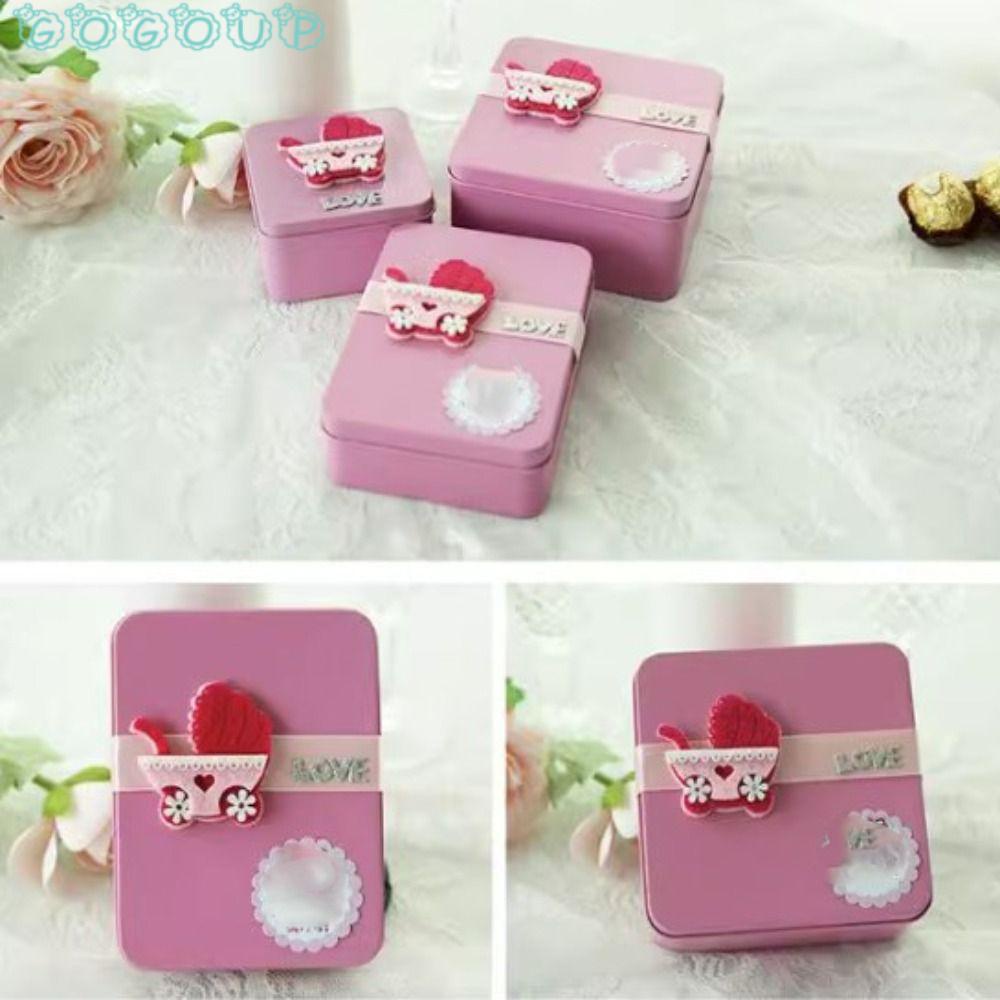 GOGOUP Set 2 Lọ Thiếc Nhôm Đựng Kem / Nến Tiện Dụng