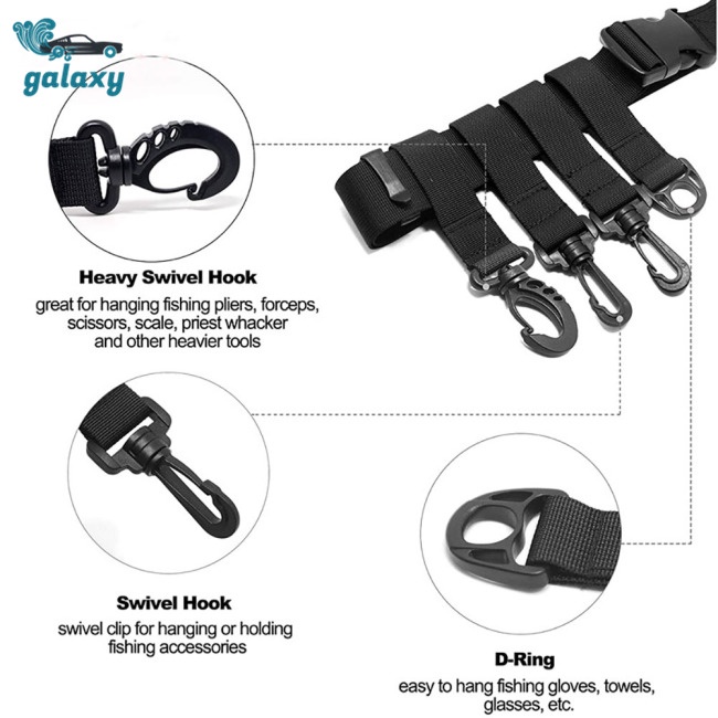 Galaxy Đai Lưng Gắn Móc Câu Cá 31 &quot;Đến 58&quot; Điều Chỉnh Được