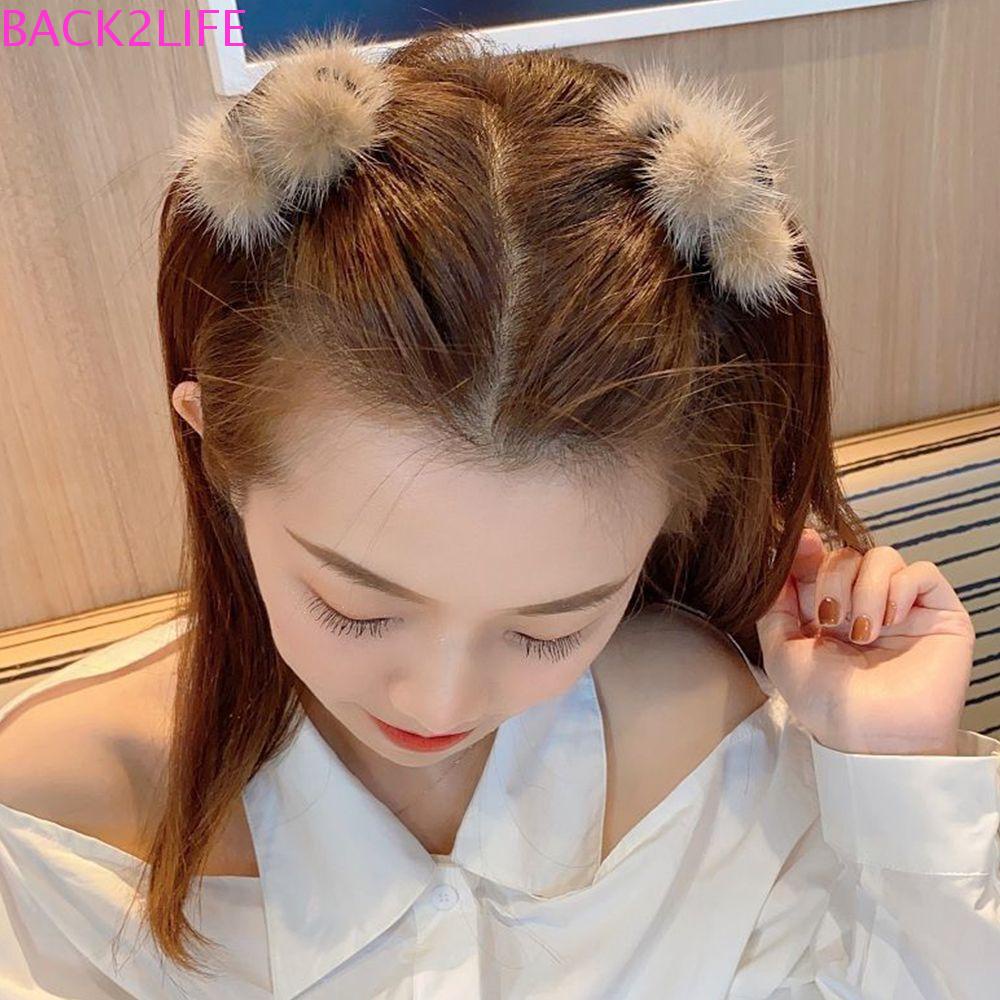 BACK2LIFE Kẹp Tóc Càng Cua Nhỏ Thiết Kế Thời Trang Sáng Tạo Ngọt Ngào Dễ Phối Đồ Cho Nữ