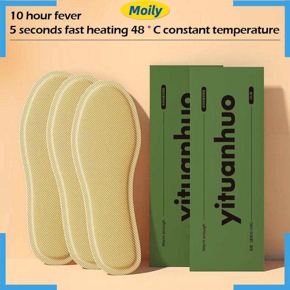 MOILYVN Set 5 Cặp Đế Lót Giày Tự Làm Ấm Mềm Mại