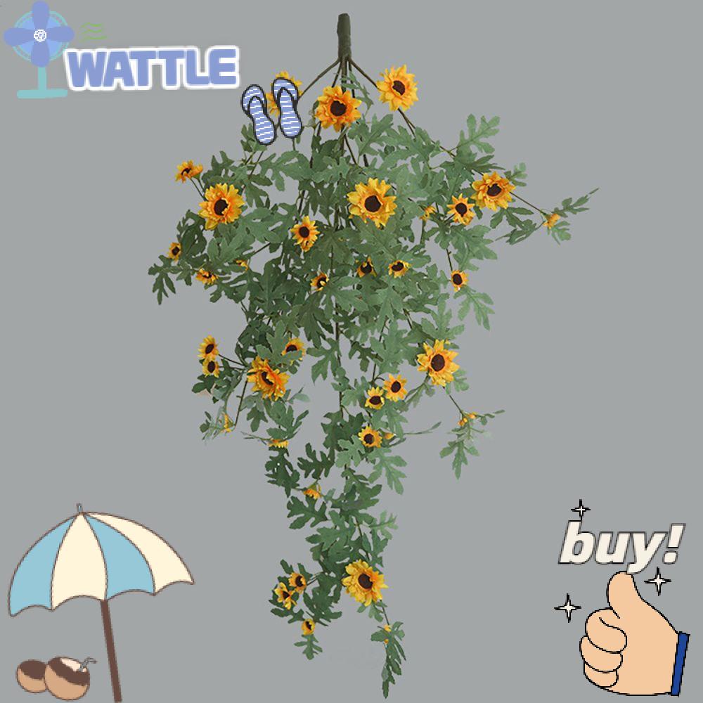 WTTLE Dây Hoa Hướng Dương Giả Trang Trí Tiệc Cưới