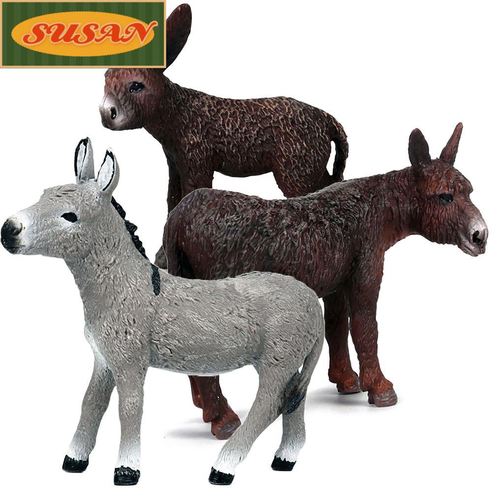 SUSANS Mô Hình Chú Lừa Nông Trại Sống Động