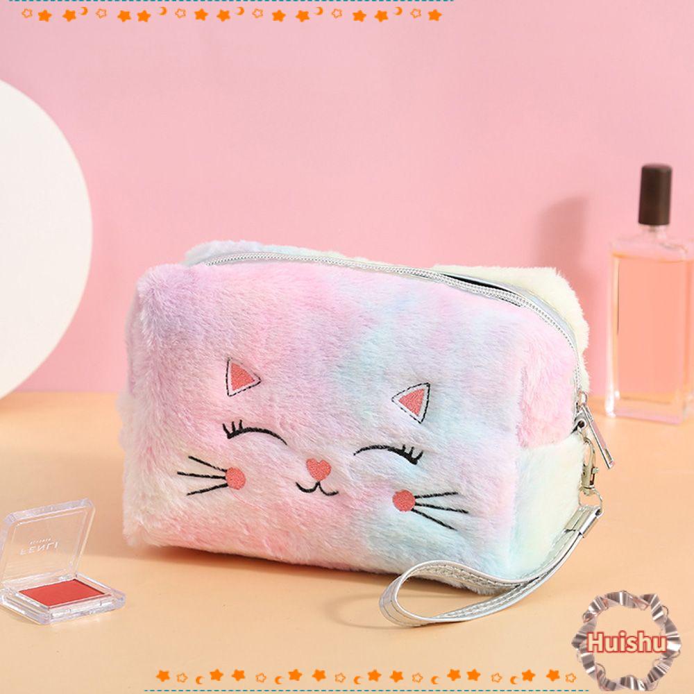 HS Túi Đựng Mỹ Phẩm Hình Mèo Hoạt Hình Đáng Yêu