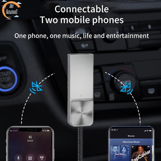 Thiết Bị Nhận Tín Hiệu Bluetooth 5.1 Jack Cắm 3.5mm Cho Xe Hơi