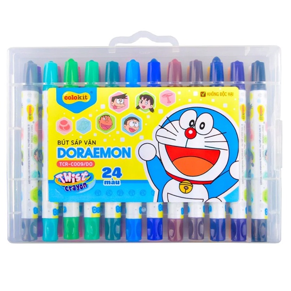 Sáp Vặn Doreamon 24 màu