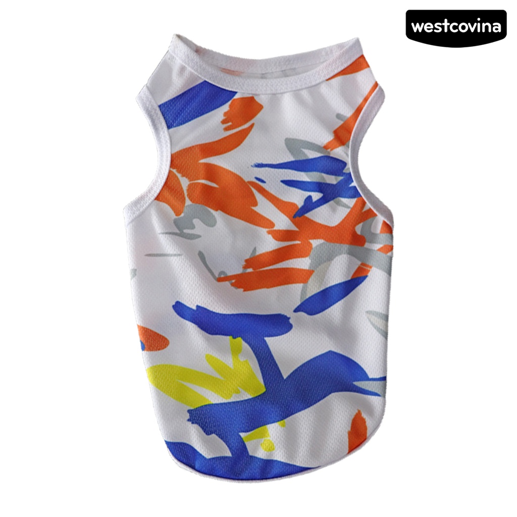 [COD]♞Áo Thun Không Tay HọA TiếT RằN Ri Cho Thú Cưng