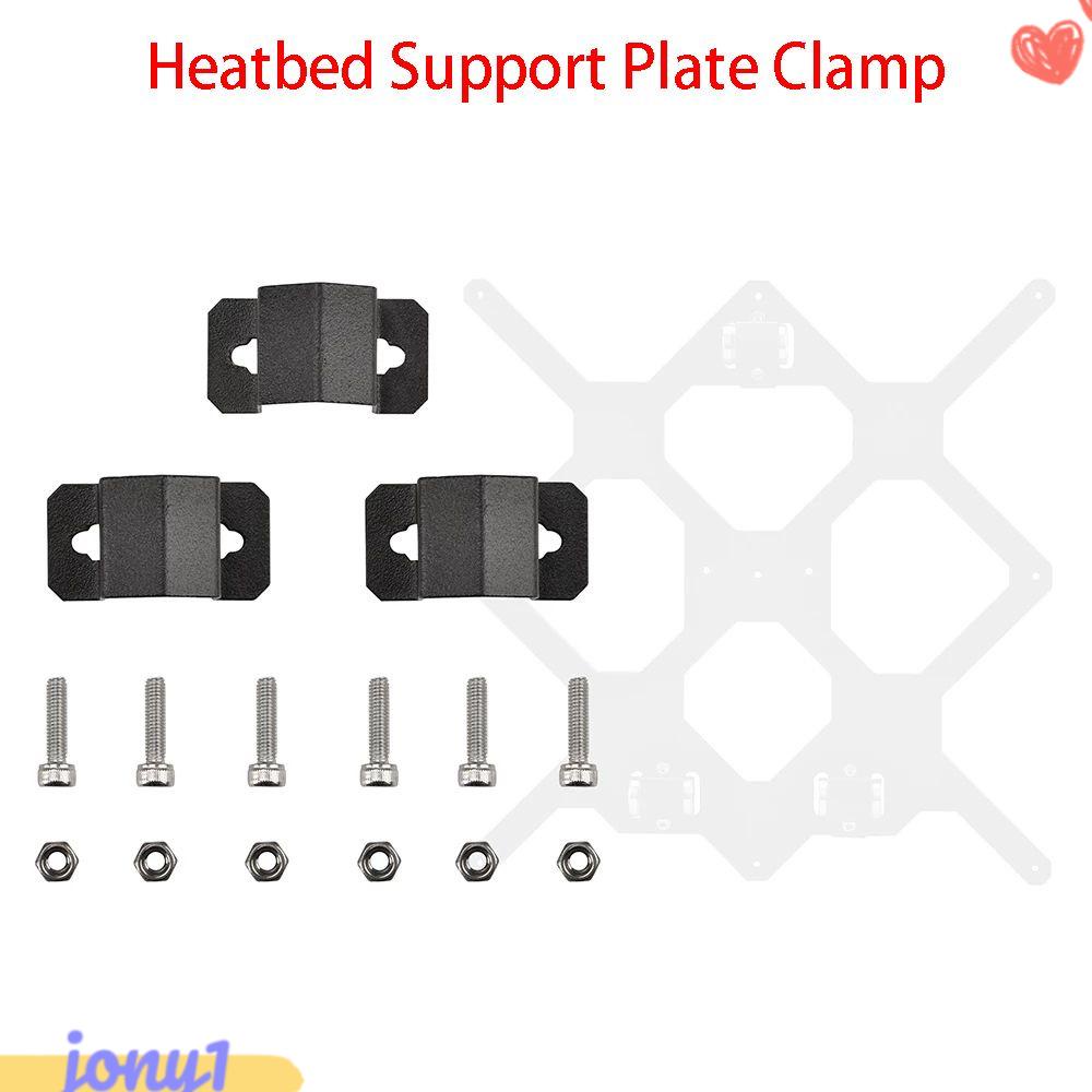 JONYE Bộ Kẹp Cố Định Ga Giường Bằng Kim Loại Bền Cho Prusa MK3S + Prusa MK3S +