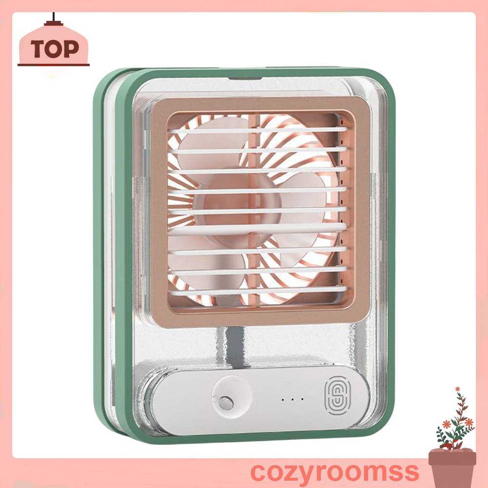 Quạt Phun Sương Làm Mát Để Bàn 3 Tốc Độ 2000mAh Cho Văn Phòng / Nhà Ở