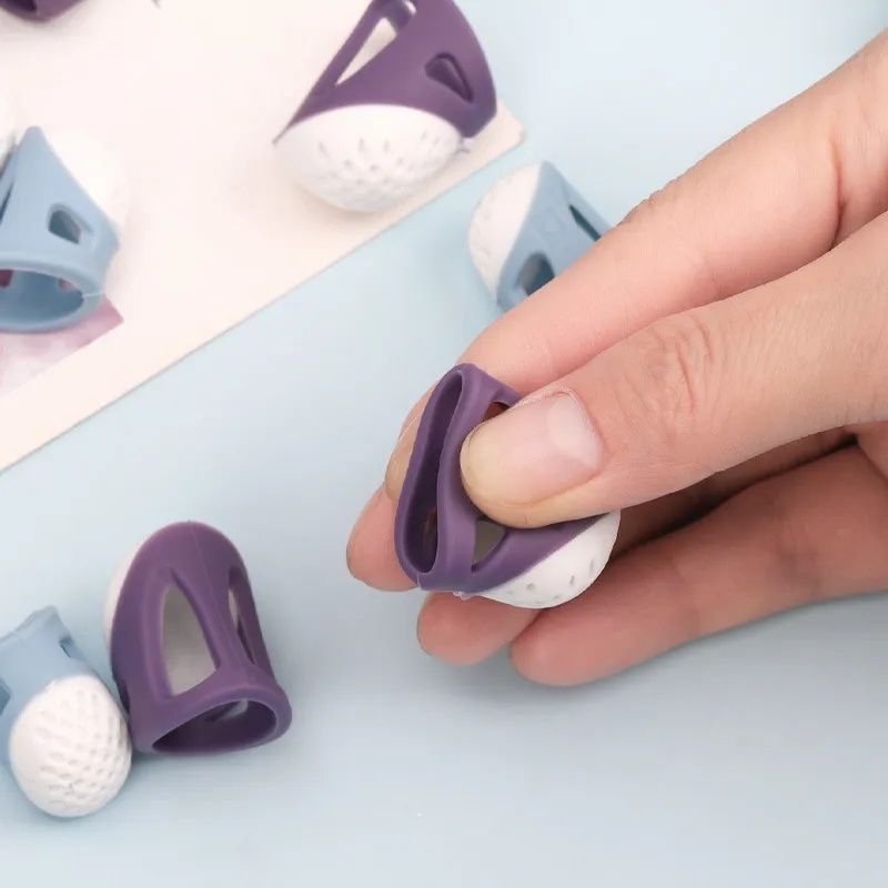 1 Đệm Ghim May Vá Thủ Công Mini Bằng Silicone Chống Trượt