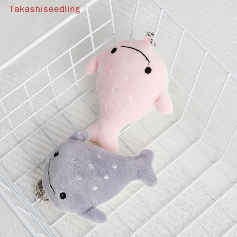 1 Thú Nhồi Bông Hình Cá Heo Dễ Thương Treo Ba Lô / Túi Xách Cho Bé