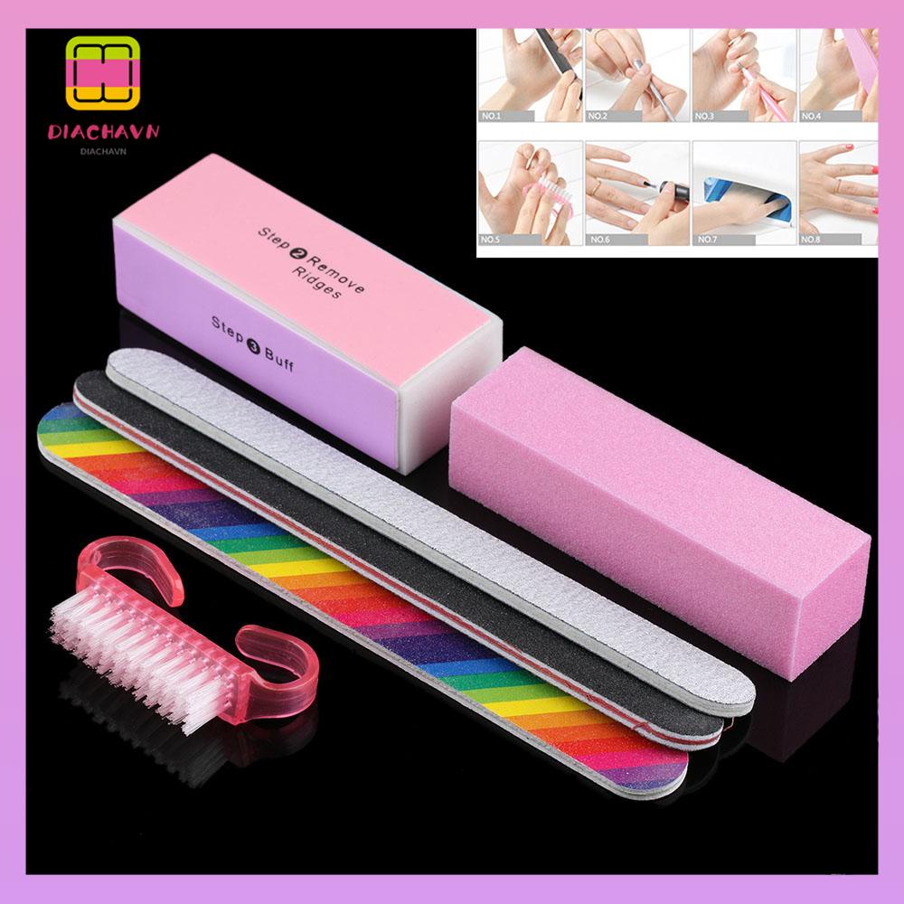 DIACHAVN Set 6 Dụng Cụ Làm Móng Tiện Lợi