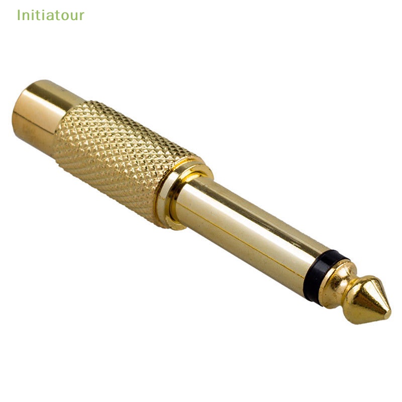 Set 2 Dây Cáp Chuyển Đổi Âm Thanh Mono Male Sang RCA Female 6.35mm 1 / 4 "