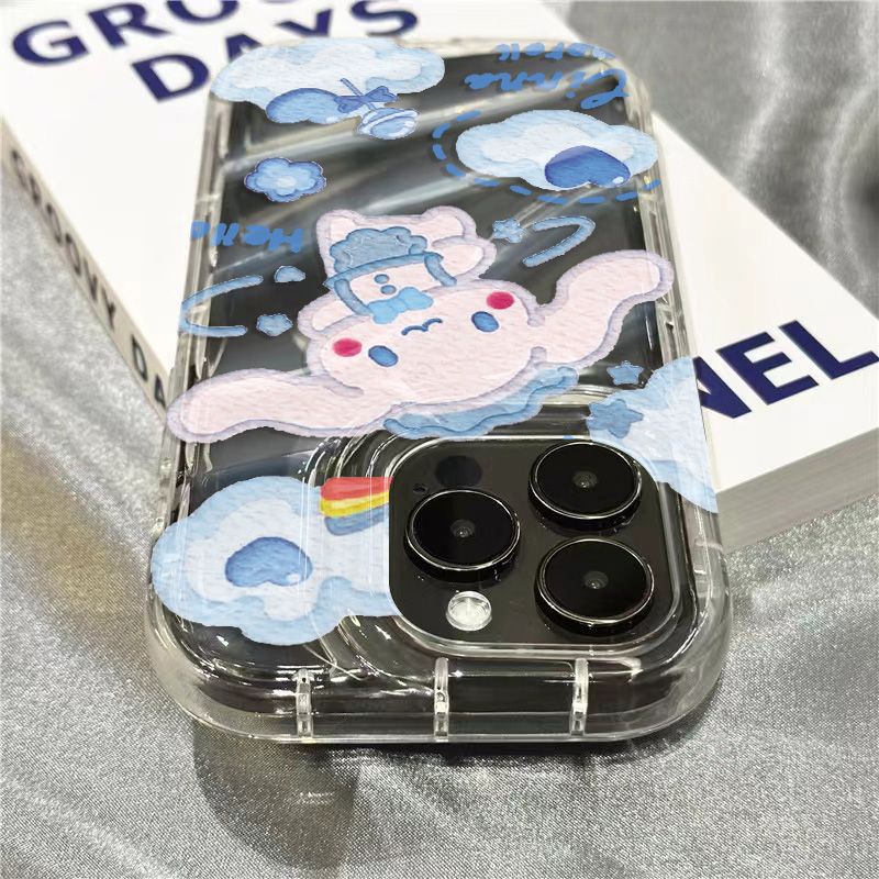 Ốp Điện Thoại Mềm Trong Suốt Hình Cún Cinnamon Cho iPhone14promax / xr8sins / 1312 117