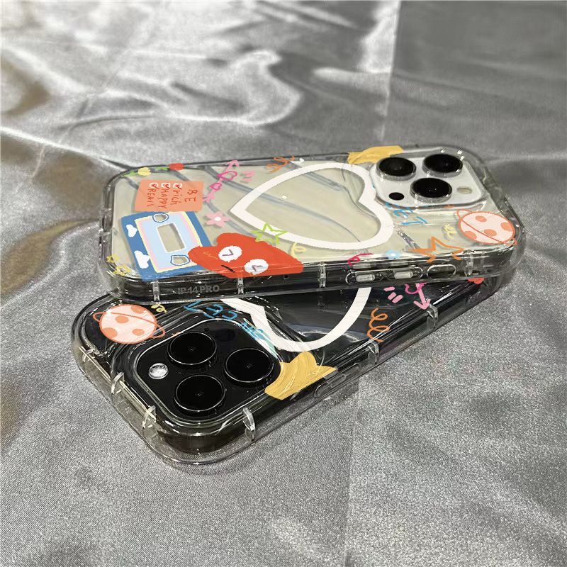 Ốp Điện Thoại Mềm Trong Suốt In Hình Dễ Thương Cho iPhone14promax 1312 / 11 7 / 8plus xr / sins BSKU