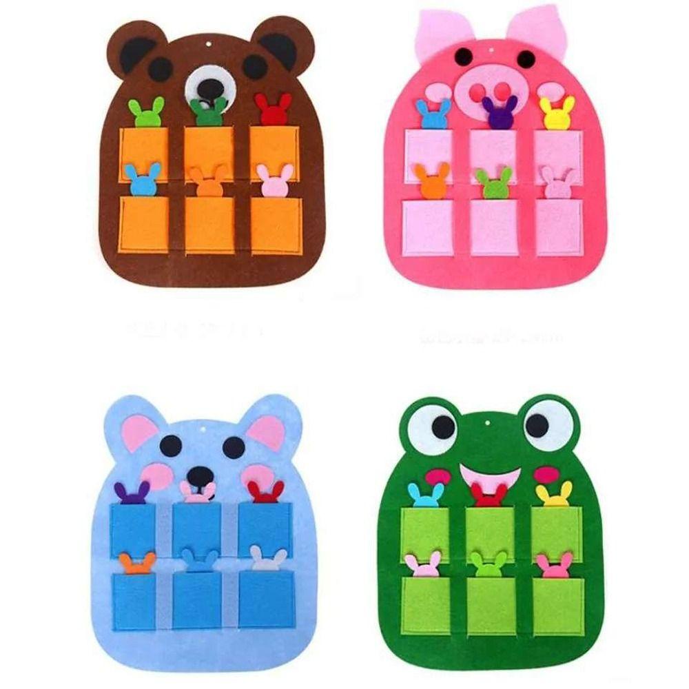 Túi Vải Không Dệt Hình Động Vật Phát Triển Trí Não Cho Trẻ Mẫu Giáo