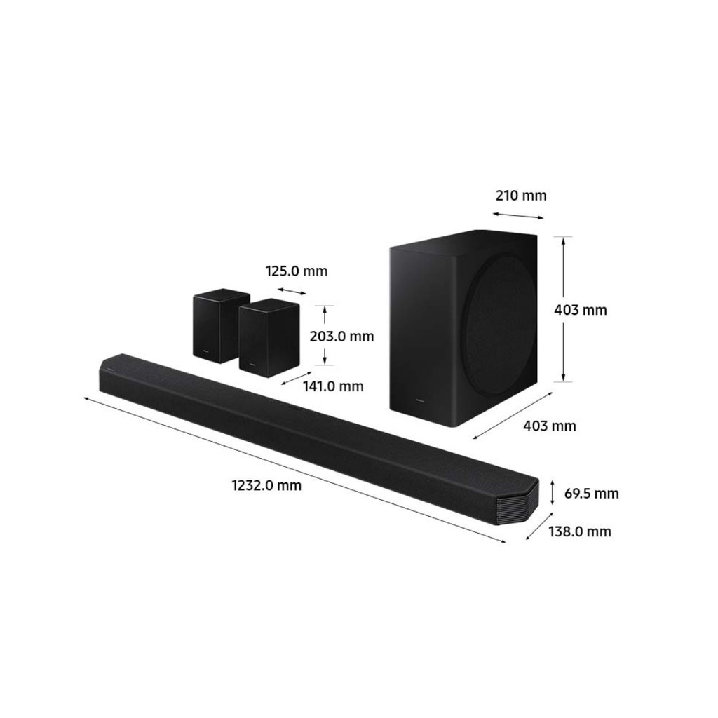 Loa Samsung Soundbar 11.1.4ch HW-Q950A 550W Mới Nhất Năm 2021-Hàng chính hãng100%