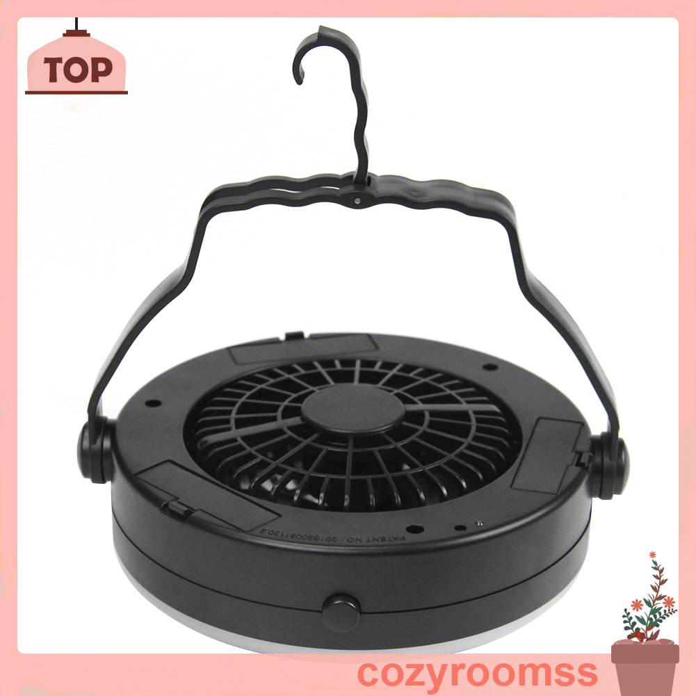 Quạt Treo Tích Hợp Đèn LED 3 Trong 1 Tiện Dụng Khi Đi Cắm Trại