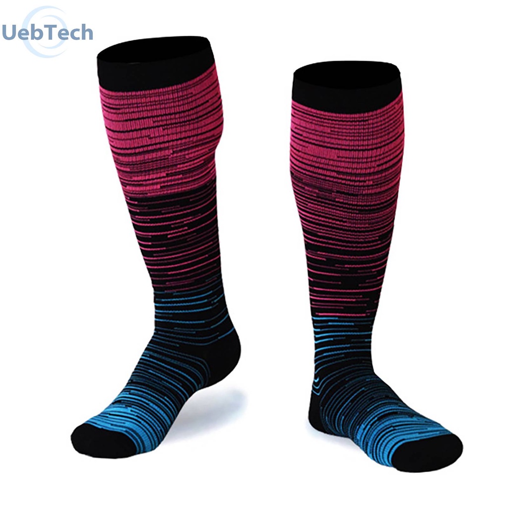 Set 5 Cặp Vớ Thể Thao Thoáng Khí Họa Tiết Sọc Hiệu Ứng Đẹp Mắt