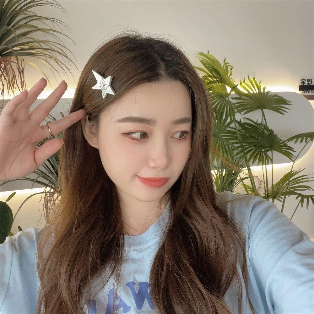 Kẹp Tóc Hình Ngôi Sao Kuromi Hoạt Hình Dễ Thương Cho Nữ