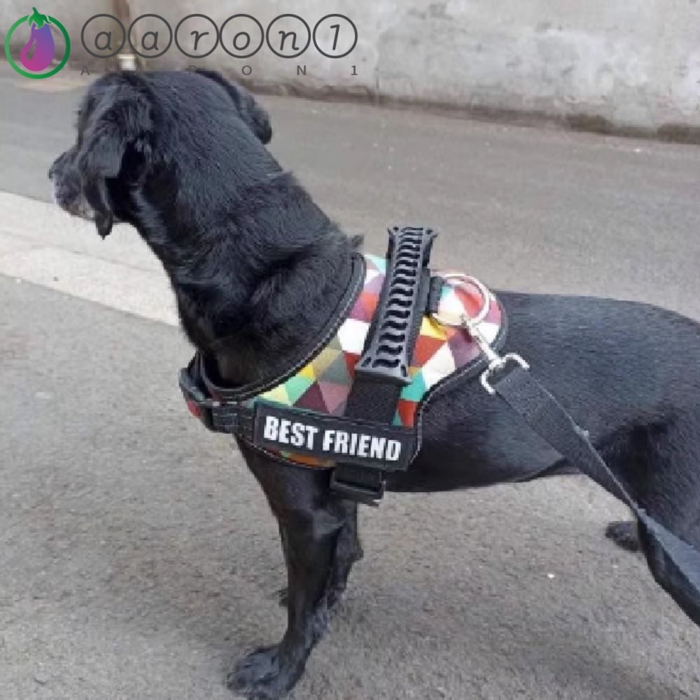 Đai Yếm Thoáng Khí Có Tay Cầm Phản Quang Huấn Luyện Chó AARON1