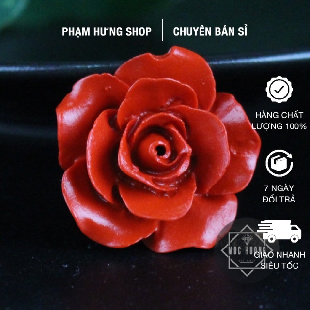 🔥GIÁ SỈ🔥 Charm hoa hồng chu sa - Hàng loại 1 siêu đẹp PL912