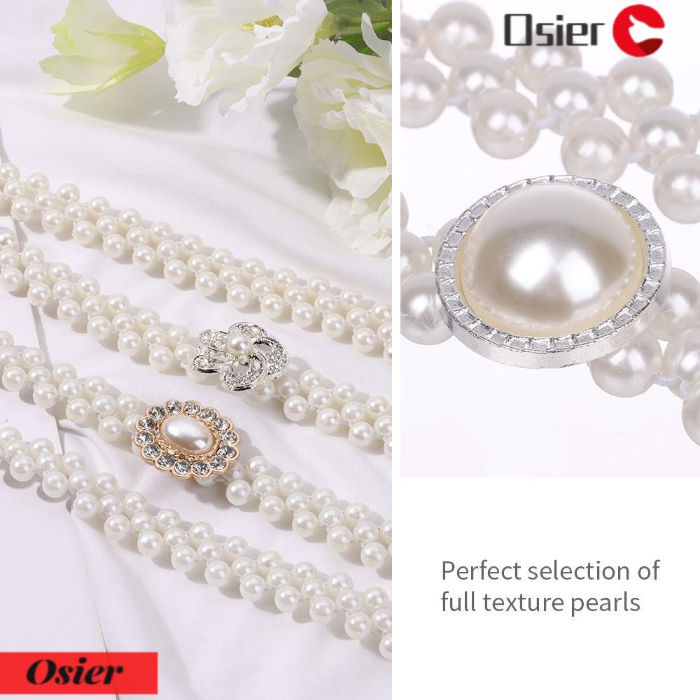 OSIER1 Thắt Lưng Co Giãn Phối Khóa Thời Trang Thanh Lịch