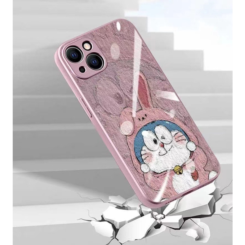 Ốp Điện Thoại Mặt Kính In Hình Mèo Dingdang Cho IPhone 13promax 14 12 11 7 8 Plus 13promax