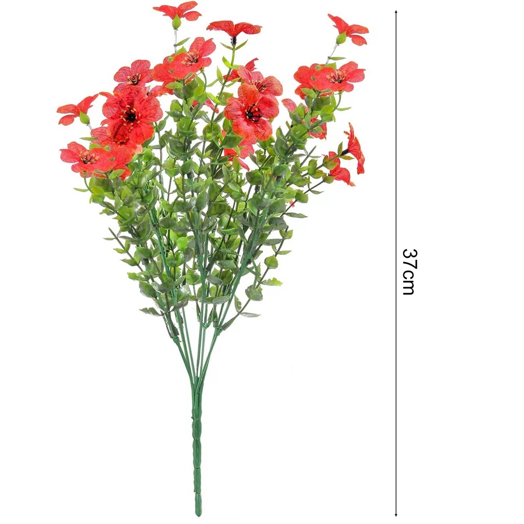 Bộ 4 Bông Hoa Bạch Đàn Nhân Tạo Màu Sắc Tươi Sáng Thân Thiện Với Môi Trường Dùng Trang Trí Vườn