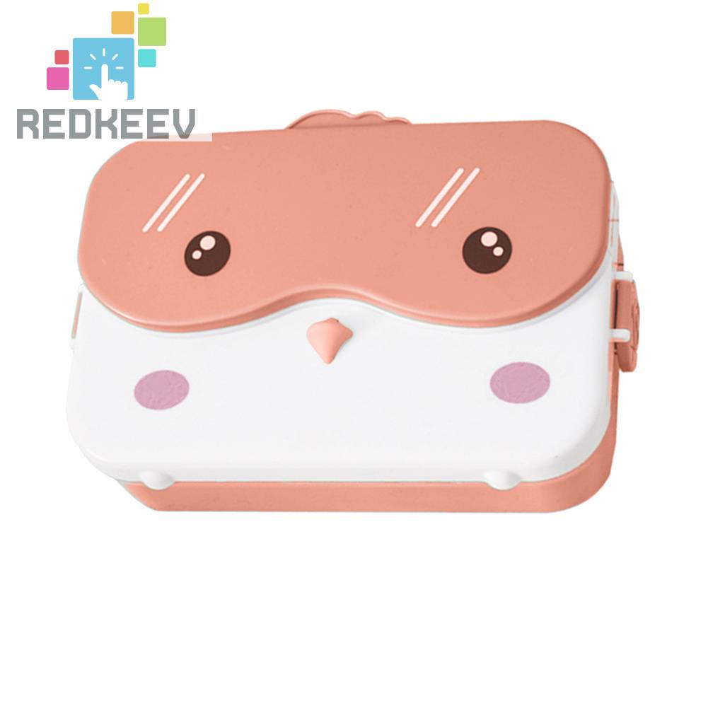 Hộp cơm Cách Nhiệt Chống Tràn In Hoạt Hình Dễ Thương Cho Học Sinh