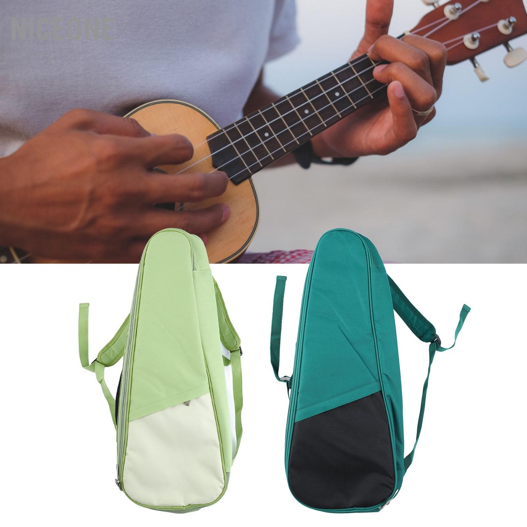 Hàng HOT NiceOne Túi đàn Ukulele 23"/24" Ba lô đàn guitar nhỏ Plus Túi chống nước bằng cotton Màu xanh đậm