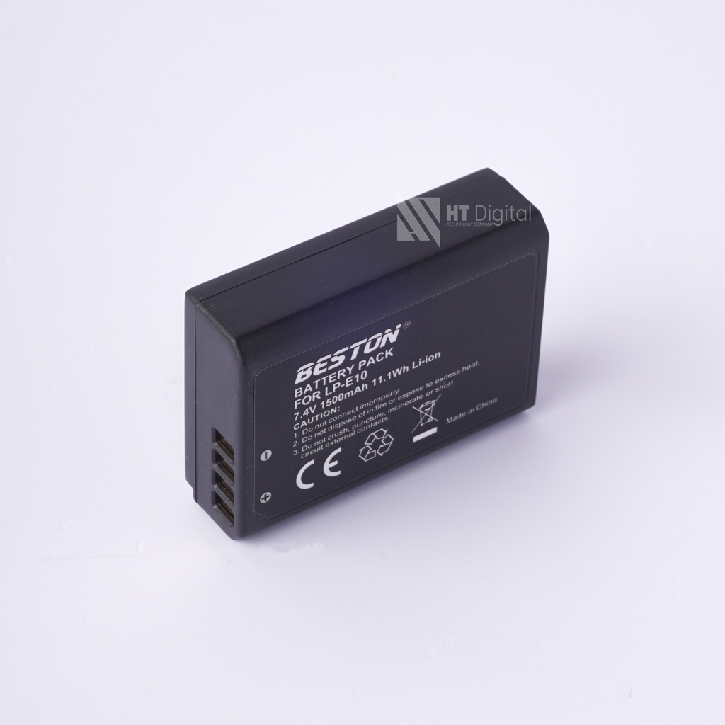 Pin Sạc Cho Canon LP-E10 1500mAh cho máy ảnh Canon 3000D 1500D 1300D 1200D 1100D Rebel T3 T5 T6 Kiss X50 X70