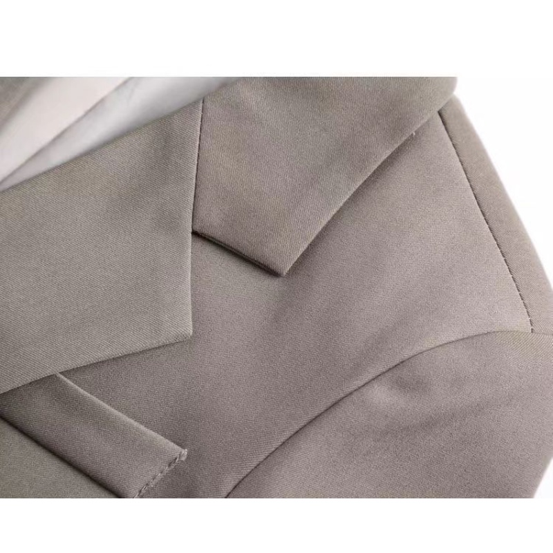 Áo Khoác Blazer Tay Dài Phong Cách Vintage Thời Trang Cho Nữ