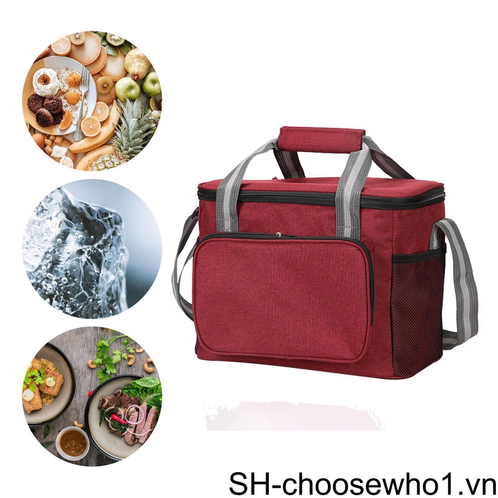 Túi Vải Oxford Đựng Hộp Cơm Trưa Chống Thấm Nước Tiện Dụng Khi Đi Dã Ngoại